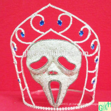 Coroa de máscara de gemas da coroa de cristal do partido